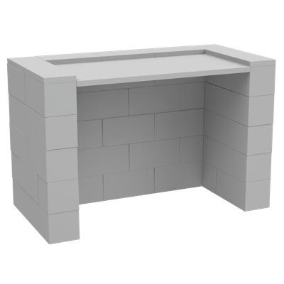 30" Tall Simplicity Desk Kit