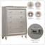 Commode à finition champagne Kaitlyn-1572578943