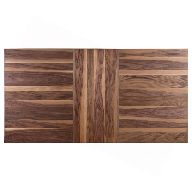 Rivera Natural Walnut Extension Dining Table