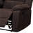 Brown Chenille Motion Sofa