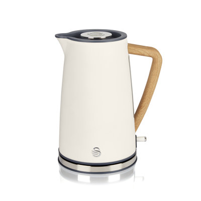 Swan 1.7L Nordic Style Cordless Kettle - White