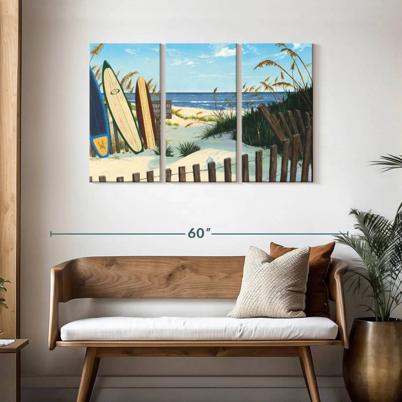 Gillard Beach Access, 28" H x 45" W