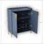 Armoire à vin 2 portes avec support à vin et tablette réglable, charnières à fermeture douce, buffet de salle à manger moderne-129703278