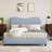 Full Kids Bed Frame with Upholstered Boucle Headboard, Soft Low Profile Platform for Girls & Boys-29558877