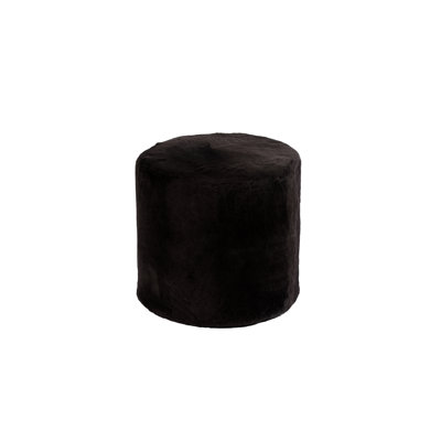 Shorn Sheepskin Tuffet Stool by Everly Quinn