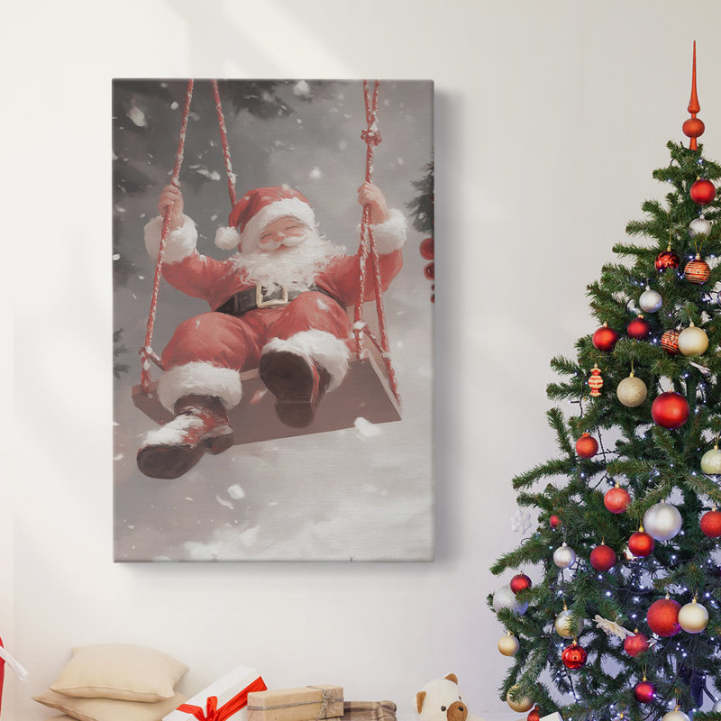 Art des Fêtes de Noël - Toile tendue avec châssis - Série 2-LX III, H 60 po x l 40 po