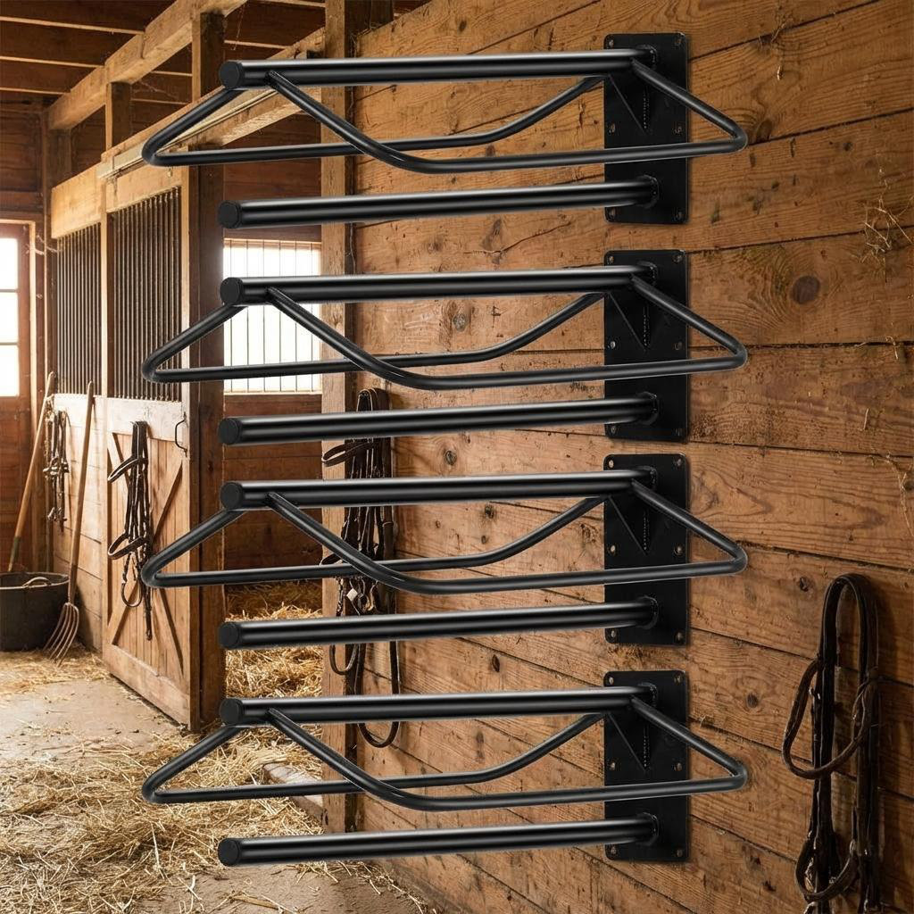 Trent Austin Design Wall Mounted Saddle Rack Stand, Standard Saddle ...