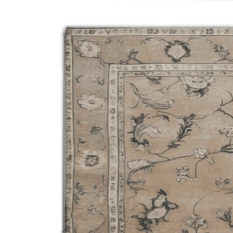 Tapis gris intérieur et extérieur surteint, Rectangulaire 2 pi x 3 pi