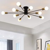 Lorise 10 - Light Dimmable Sputnik Sphere Chandelier