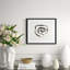 Black & White Swirl Giclee Print