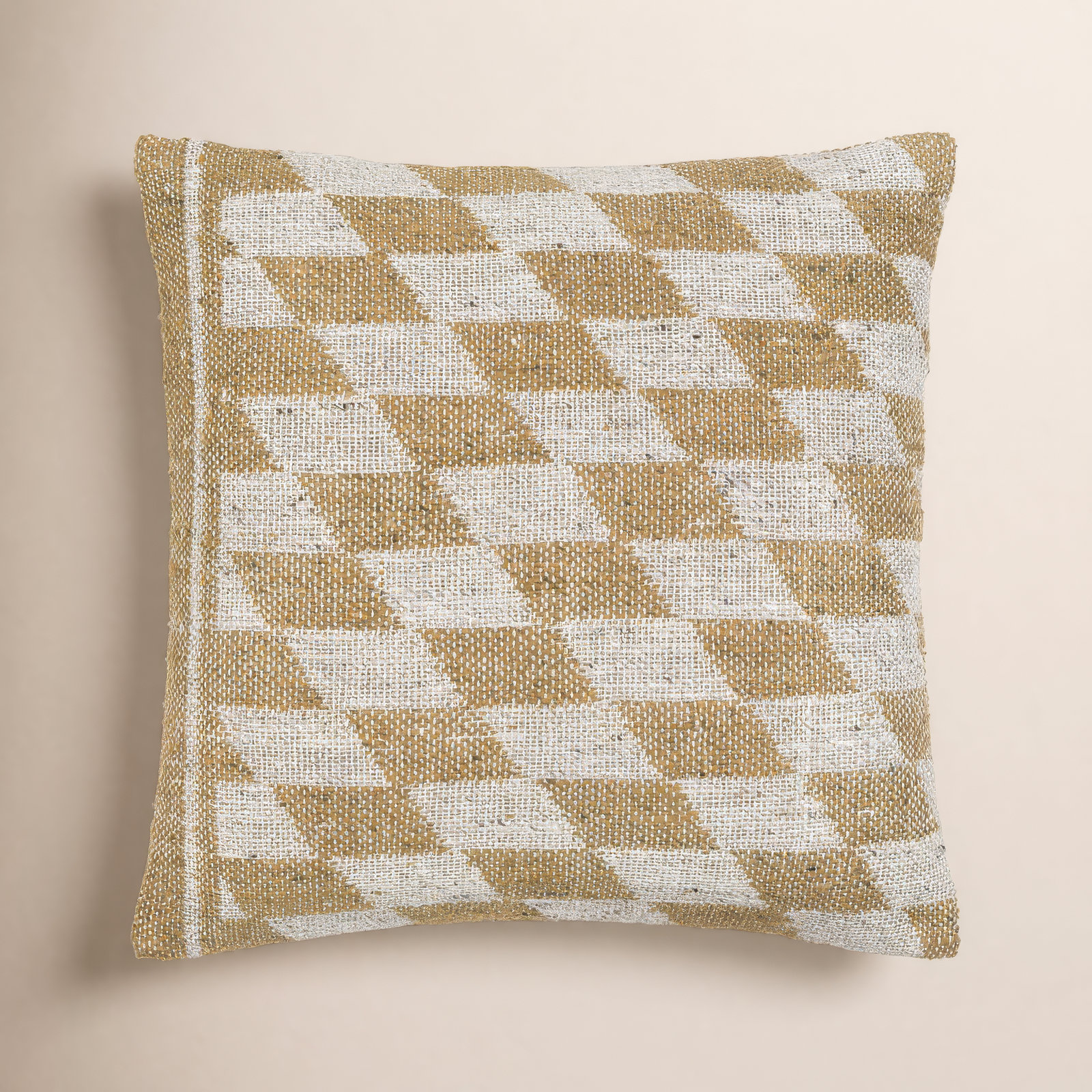 Mahala Geometric Viscose Blend Pillow Cover, 20" x 20", Down