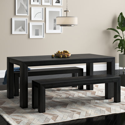 Linzy 6-Person Pine Solid Wood Dining Set