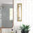 Amada Single 1-Light Flush Mount Vanity Wall Sconce-100254723