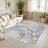 Galaxy Series Abrstract Black/Gray/Ivory/Beige Area Rug-170481947-173627222