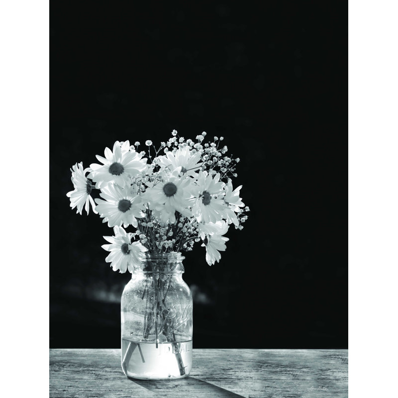 Dicat Daisies - impression sur toile tendue, H 16 po x l 12 po