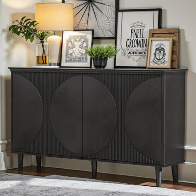 Sideboard Buffet Cabinet With Storage Modern Coffee Bar Kitchen Storage Cabinet With Doors And Shelves Console Table For Living Room And Kitchen, 59.4 by George Oliver