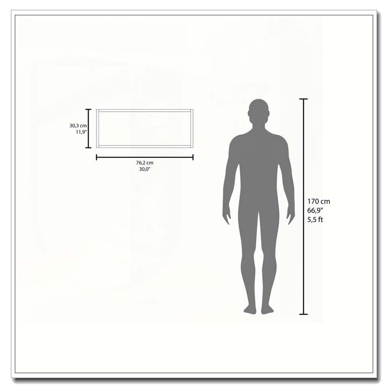 Armoire murale White Rock, Blanc