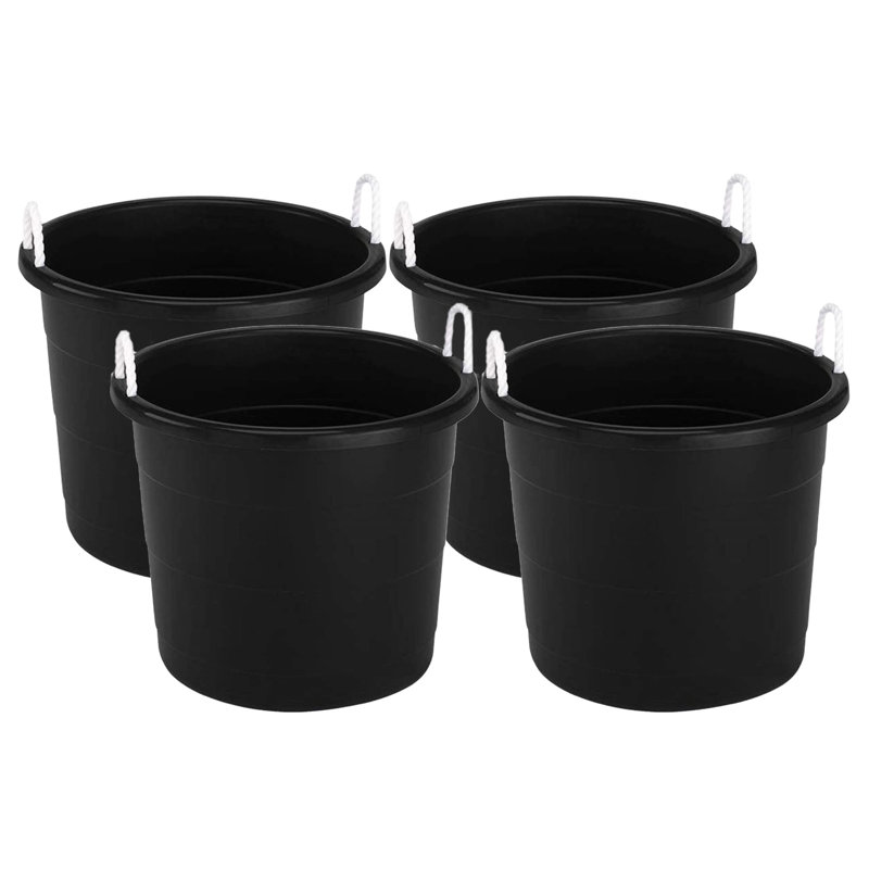 Homz Plastic Storage Tub & Tote