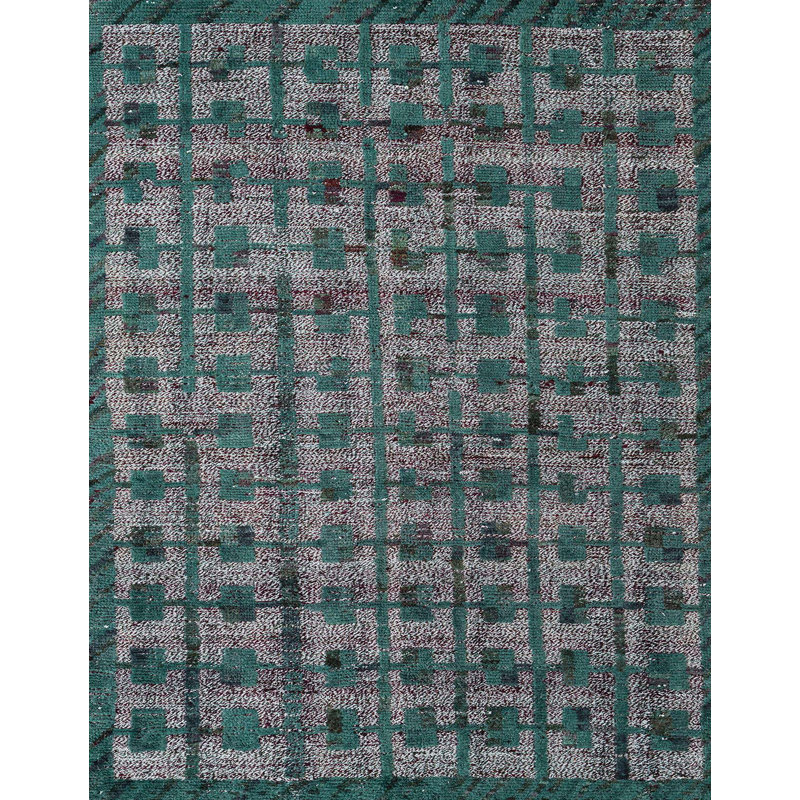 Tapis abstrait moderne 4465, Rectangle 3 pi x 5 pi