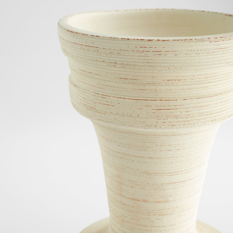 Taras Handcrafted Ceramic Table Vase, 15" H x 8" W x 8" D