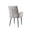 2 chaises de salle à manger en velours Amania Modern