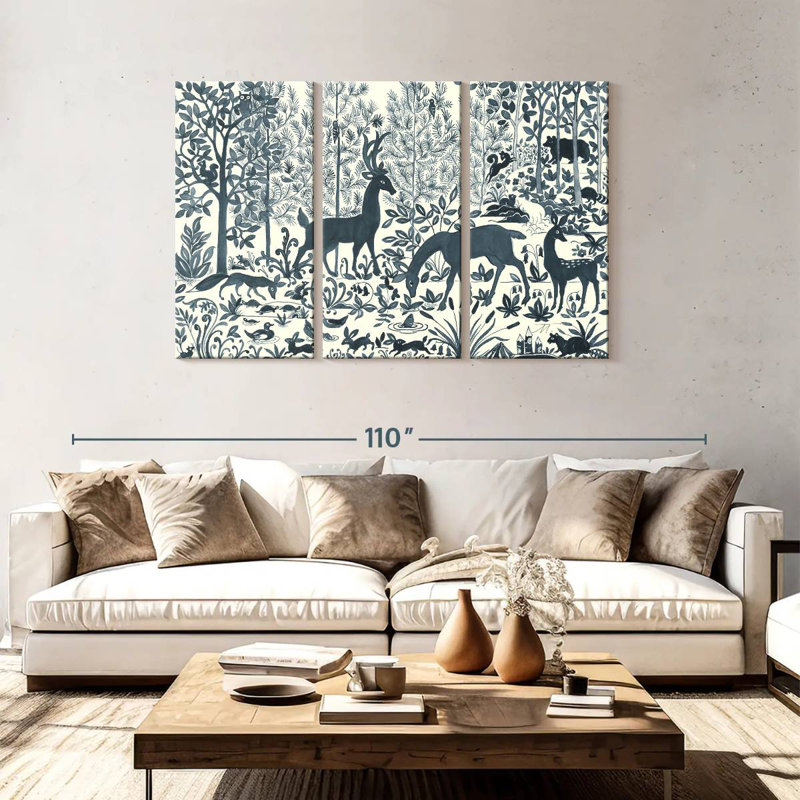 Alvord Forest Life I, H 48 po x l 74 po