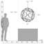 Olympus 6 - Light Unique/Statement Globe Chandelier-465504742-465504665
