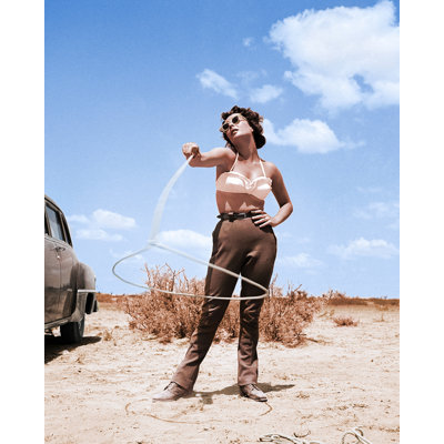 Elizabeth Taylor With Lasso
