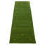 Kashkuli Gabbeh Green Rug 2'8" x 9'9"