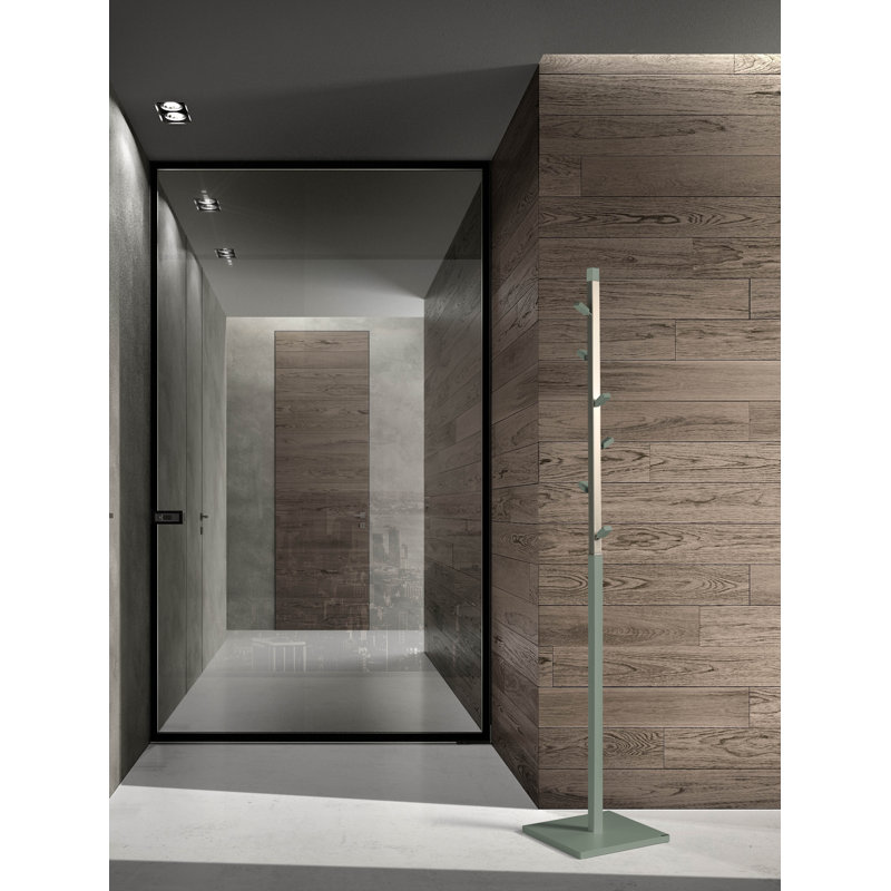 Belgica Freestanding 6 - Hook Coat Rack, Green