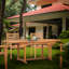 Dacia Outdoor Oval Teak Dining Table