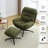 Beric Upholstered Swivel Accent Chair with Ottoman-358003665
