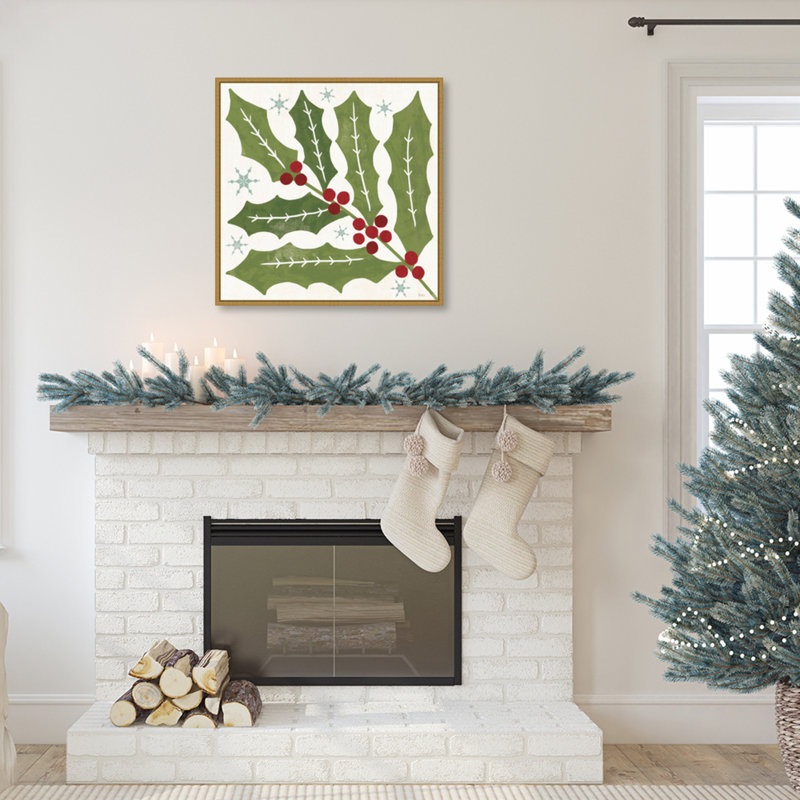 «Winter Days VII» par Véronique Charron, reproduction d'art sur toile encadrée, H 30 po x l 30 po