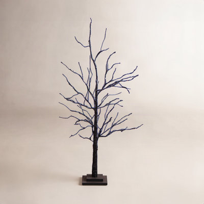 36" Pre-Lit Twig Tree with Base Included