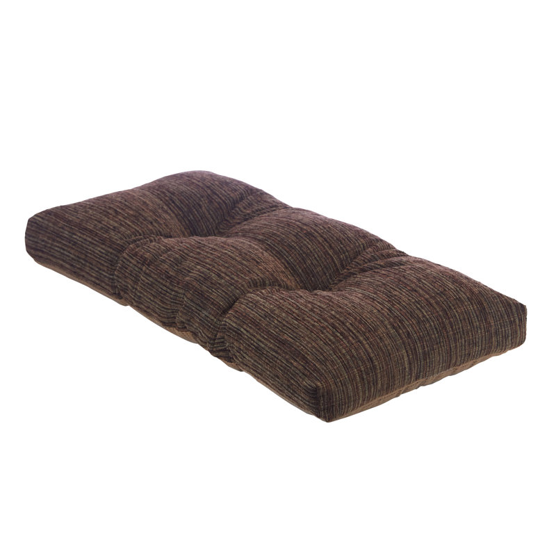 Omega Non-Slip Bench Cushion, Flame, 33" W x 14" D