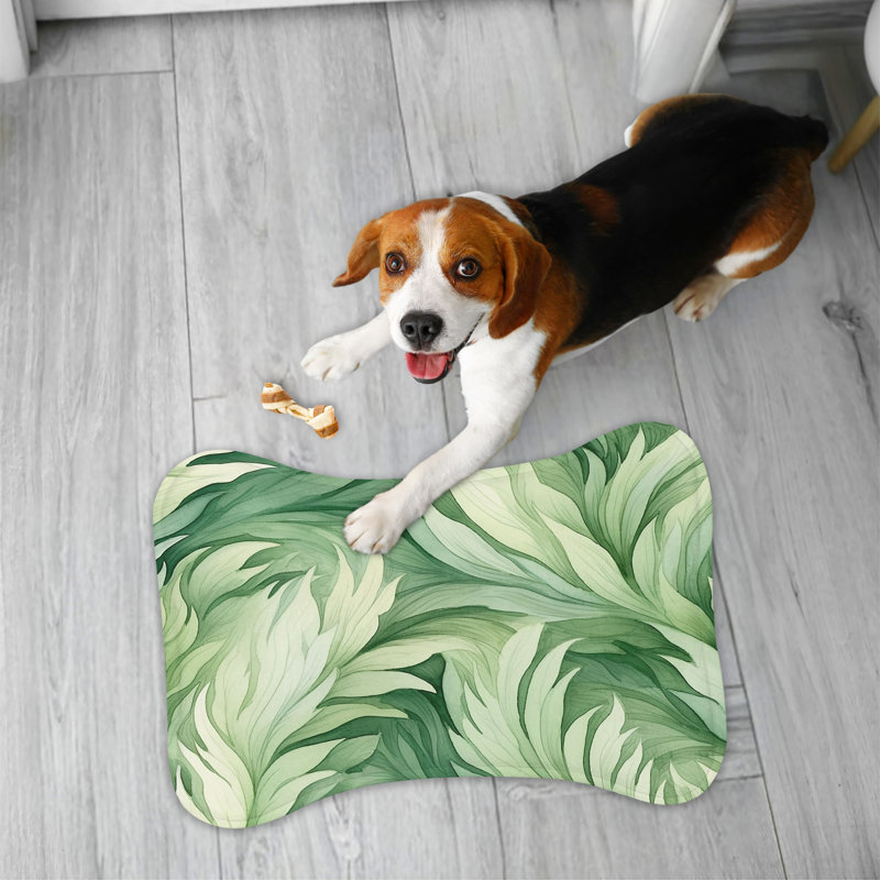 Tapis vert feuille - 1 pièce