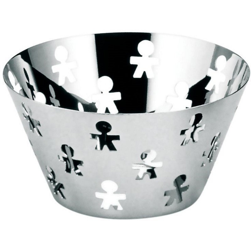 Alessi Girotondo Stainless Steel Fruit Bowl