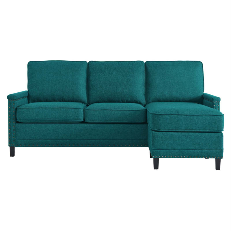Canapé modulaire Ashton, Polyester bleu sarcelle