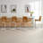 Daco 26" Modern Upholstered Counter Stool with Metal Sled Frame-411863000-411863001