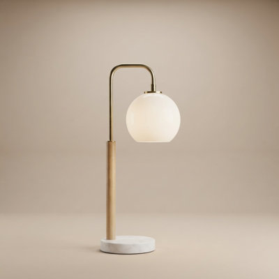LAMPE DE TABLE KENDRA BLANC GLOBE