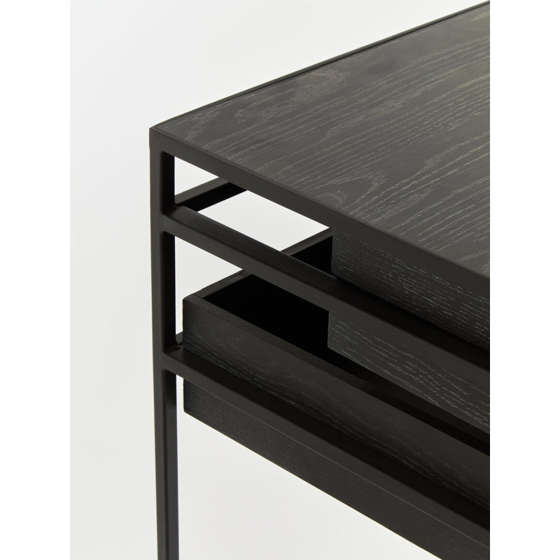 160cm Solid Wood Top Console Table