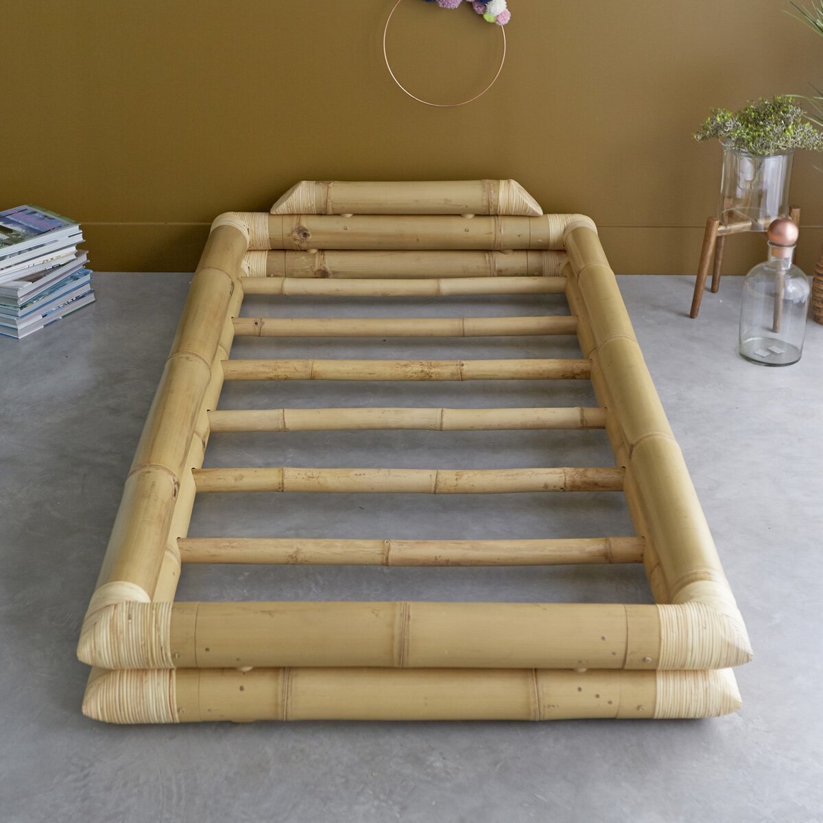 Bamboo futon deals bed