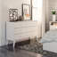 Commode double 6 tiroirs pour chambre double Breux Mid-Century-1263105318