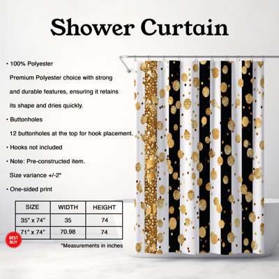 Rideau de douche Grad Sparkle - Premium 136