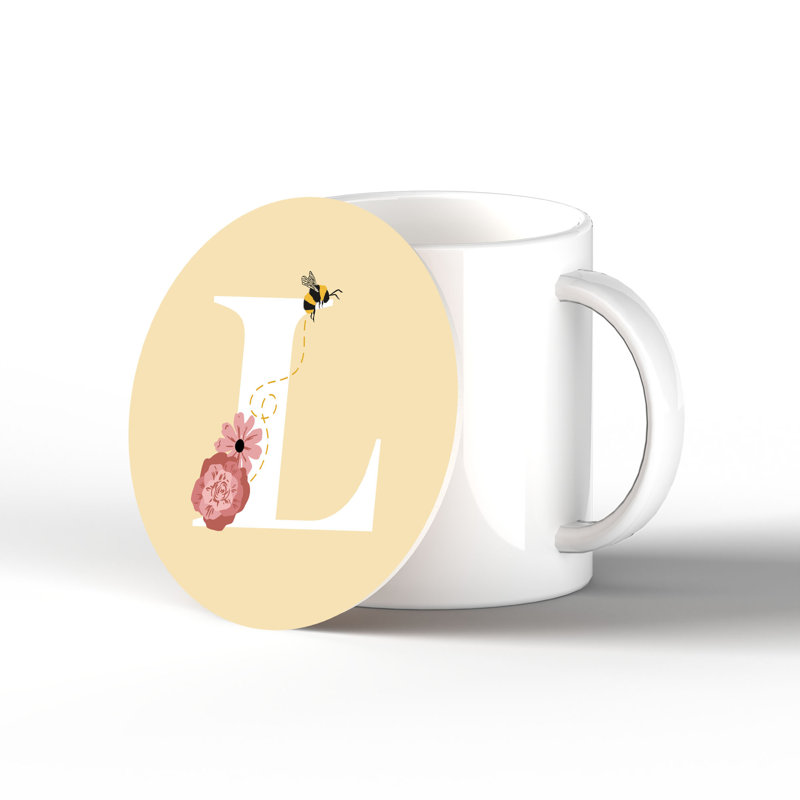 Ceramic Round 1 Piece Coaster, L
