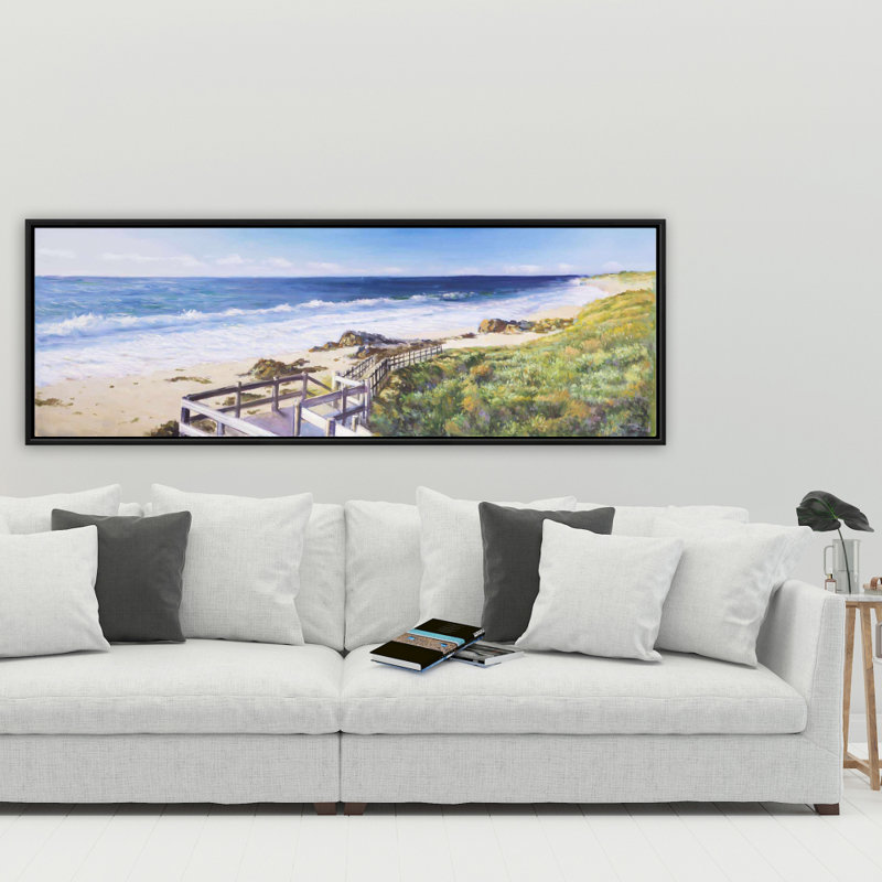 «Walk To The Beach» sur toile
