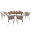 Ensemble repas de patio 7 pièces GO-762948226-762948239