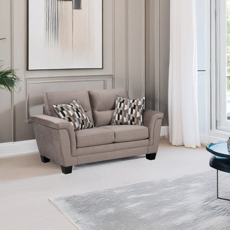 Canapé en tissu Beeston, taupe, H 40 po x l 66 po x P 35 po, 2, Taupe