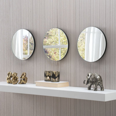 Boleyn Wood Flat Wall Mirror