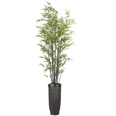 93'' Faux Bamboo Tree in Fiberstone Planter